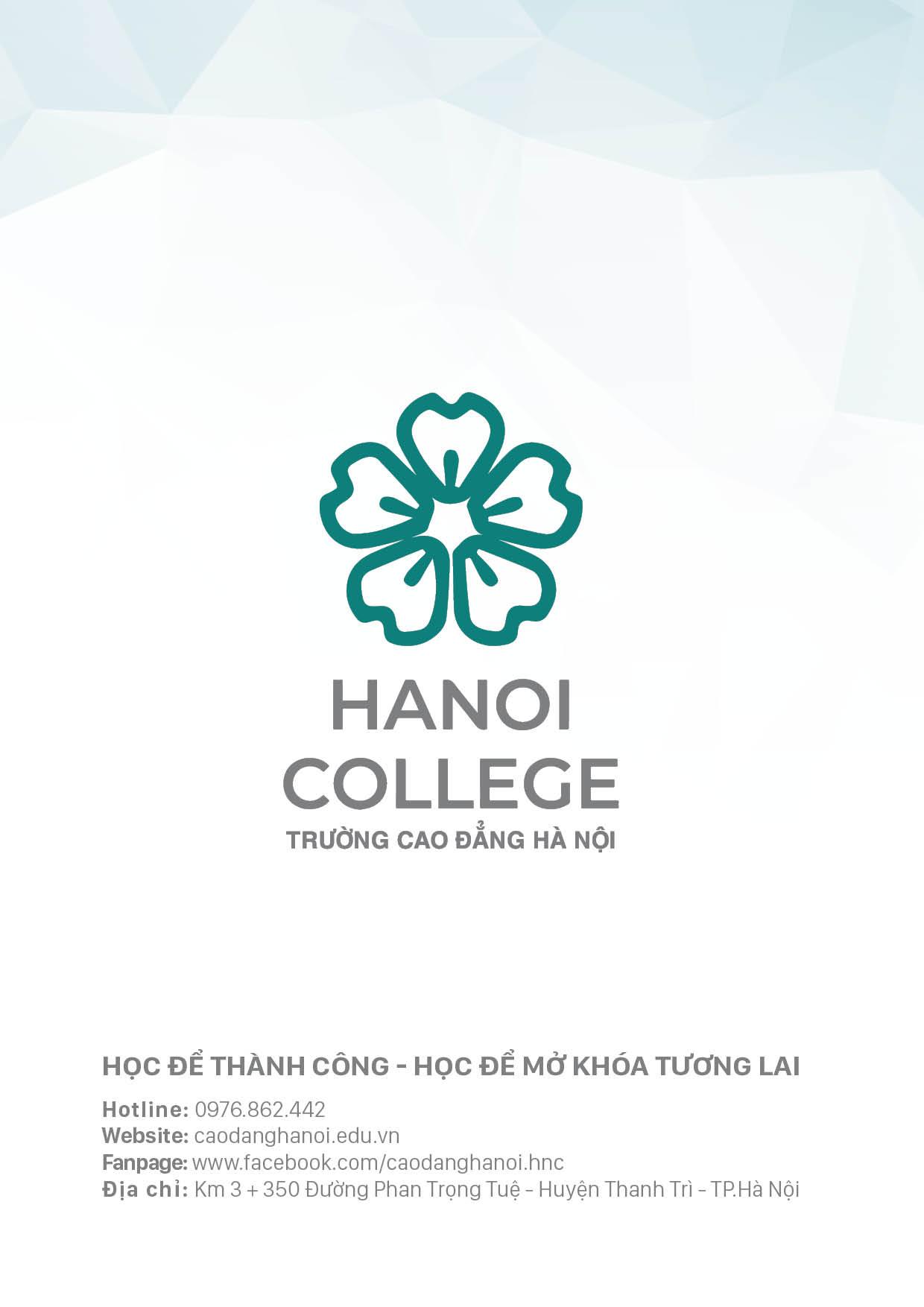 TRƯỜNG CAO ĐẲNG HÀ NỘI